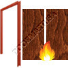 Welded Pair Frame 16GA & Prefinished Wood Door 161 Cylindrical Prep & Inactive Fire Rated