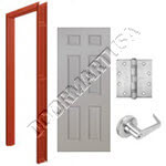6-Panel Hollow Metal Door & Hardware Packages