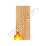 4'-0" x 7'-0" INA Mohawk Architectural 90 Min Fire Rated Plain Sliced Red Oak 