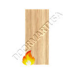 3'-0" x 7'-0" 161 Masonite Clear Architectural 90 Min Fire Rated Rift Cut Red Oak 