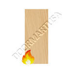 4'-0" x 6'-8" HP Masonite Architectural 90 Min Fire Rated Rotary Natural Birch 