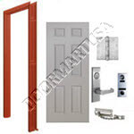 Welded Frame & 6-Panel Hollow Metal Door Apartment Unit
