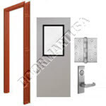 Welded Frame & Hollow Metal Door with Vision Lite Mortise Unit