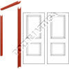 KDF 16GA & C2PNL SC Wood Door Pair 161/INA