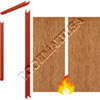 KDF 16GA & AQSAM90 SC Wood Door Pair 161/INA