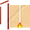 KDF 16GA & ARWB90 SC Wood Door Pair 161/INA