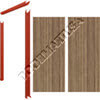 KDF 16GA & APSW SC Wood Door Pair 161/INA