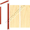 KDF 16GA & APSWB SC Wood Door Pair 86/INA