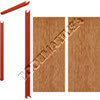 KDF 16GA & AQSAM SC Wood Door Pair 161/INA