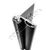 Half Surface Aluminum Continuous Hinge