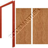 WF 16GA & AQSAM SC Wood Door Pair 86/INA