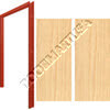 WF 16GA & ARWB SC Wood Door Pair 161/INA