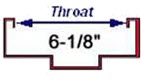 6-1/8" Throat